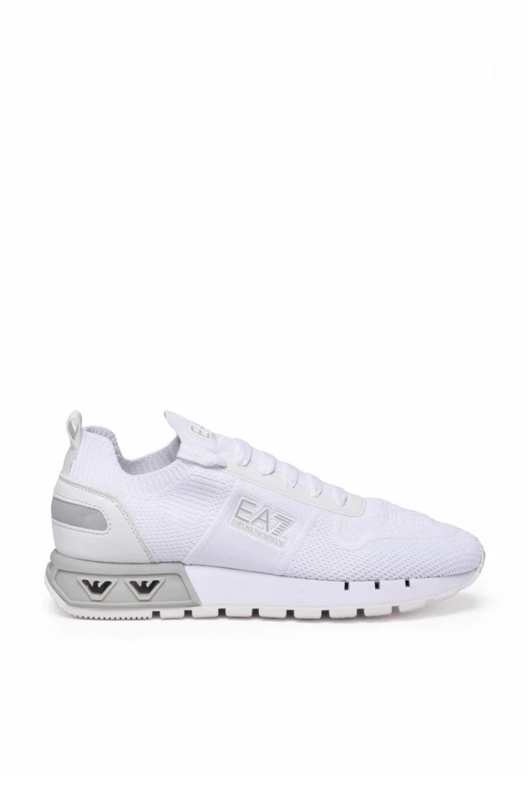 Ea7 Emporio Armani Streamlined White Sneakers