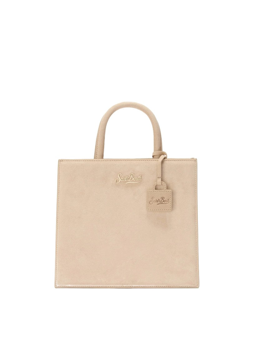 Mc2 Saint Barth Midi Structured Bag In Smooth Cow Leather