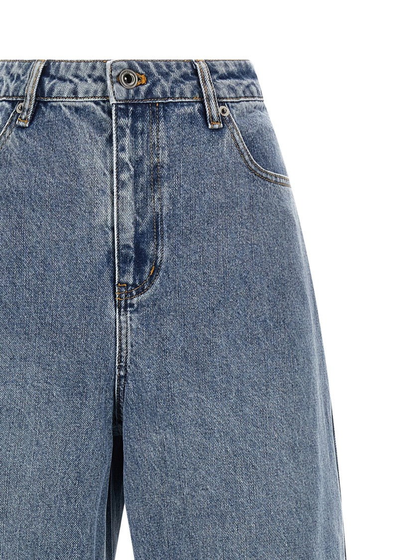 Self-Portrait 'Blue Barrel Leg' Jeans
