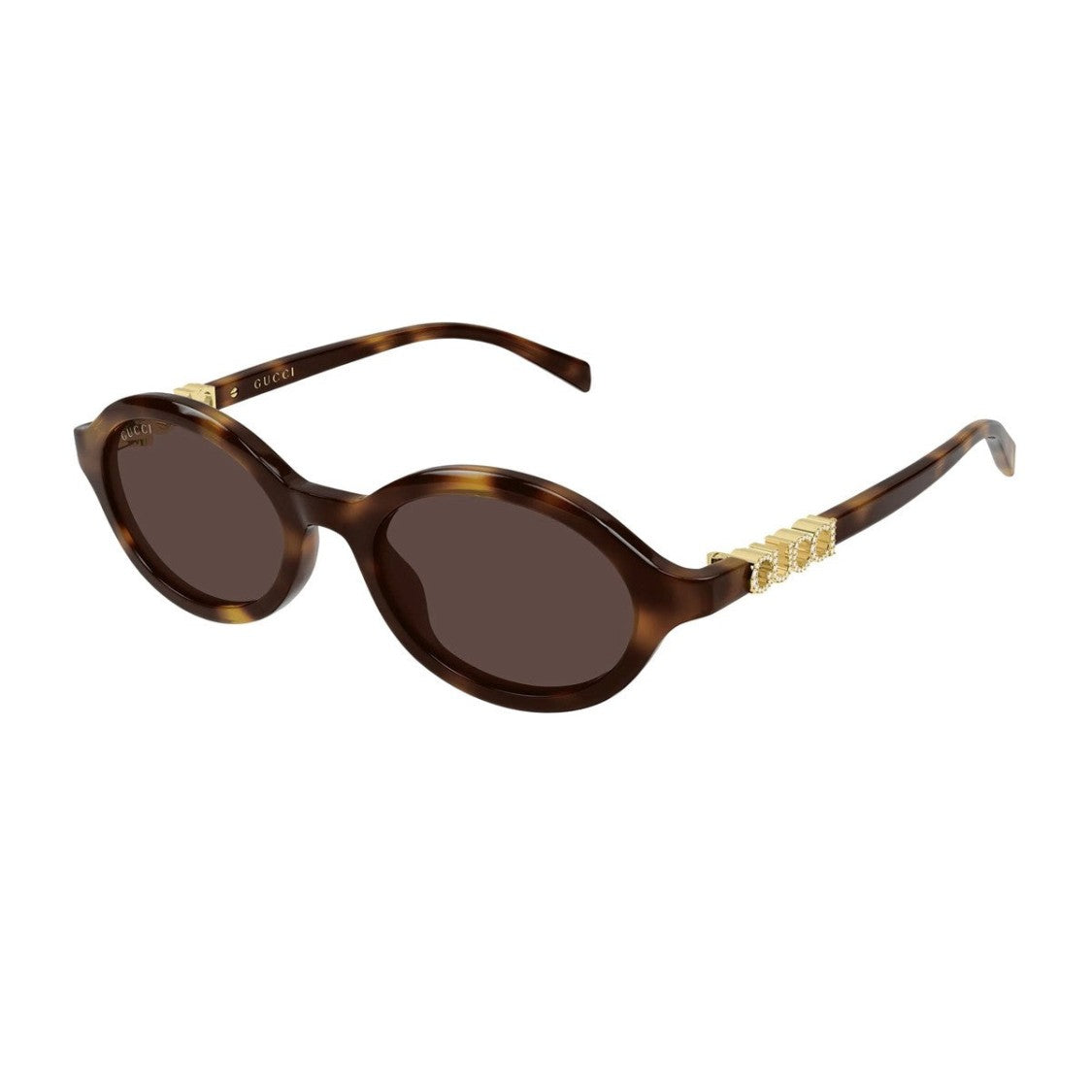 Gucci Havana Name Of Brand Gg2153s Recycled Acetate Oval Sunglasses