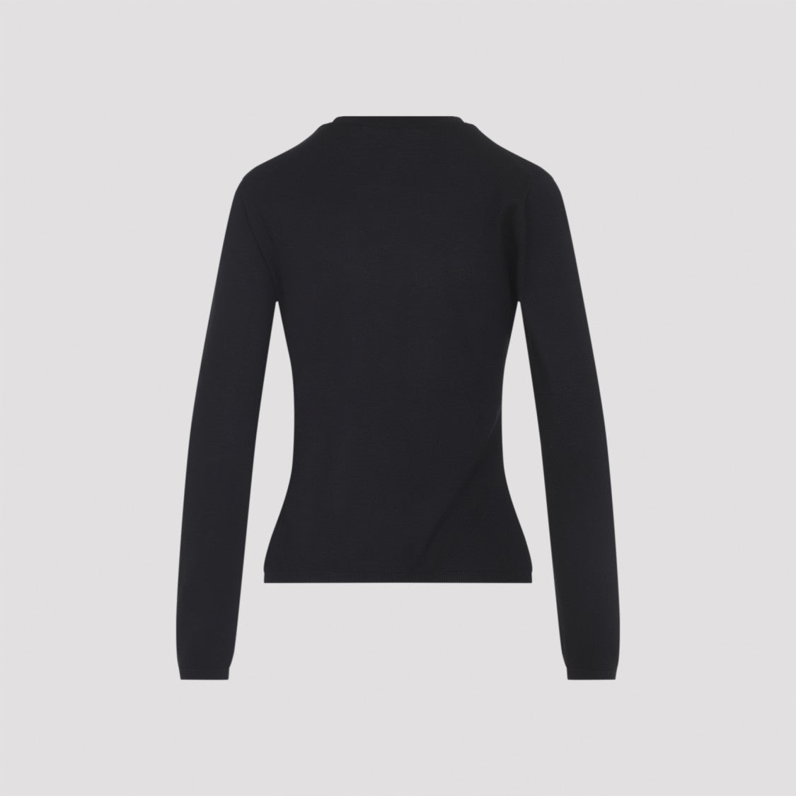 Max Mara Long-Sleeved Cashmere Sweater With Classic Crew Neckline