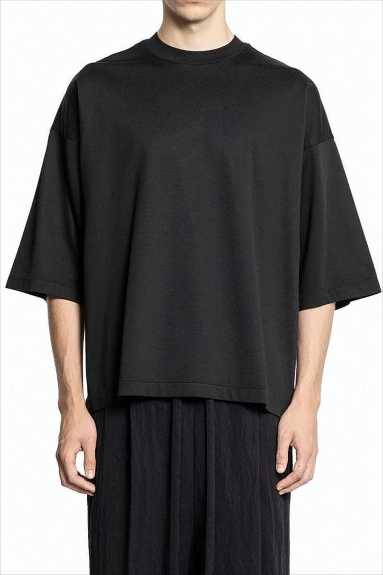 Fear Of God Boxy Black T-Shirt With Crew Neckline From Fear Of God