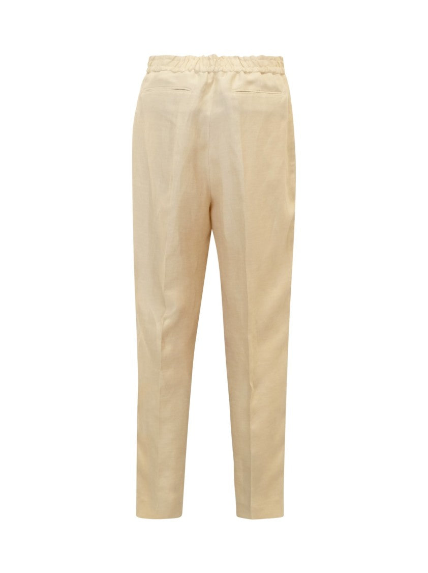 Pt Beige Cotton Pants