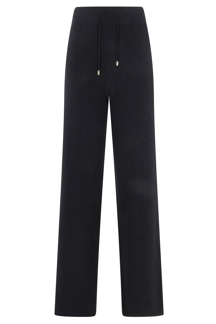 Malo Straight-Leg Cashmere Pants With Elastic Waistband