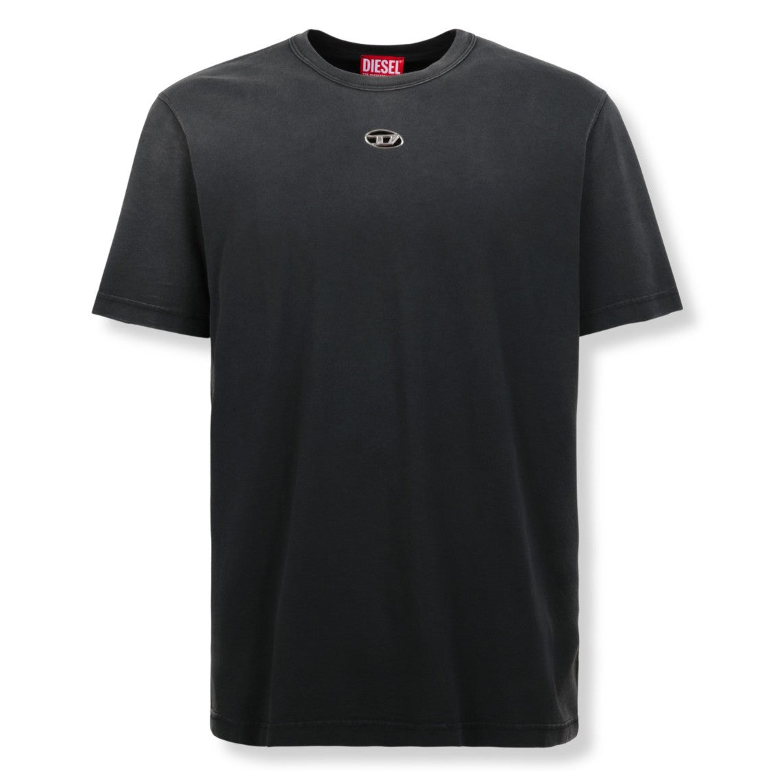 Diesel Regular Fit Cotton T-Shirt With Crew Neckline