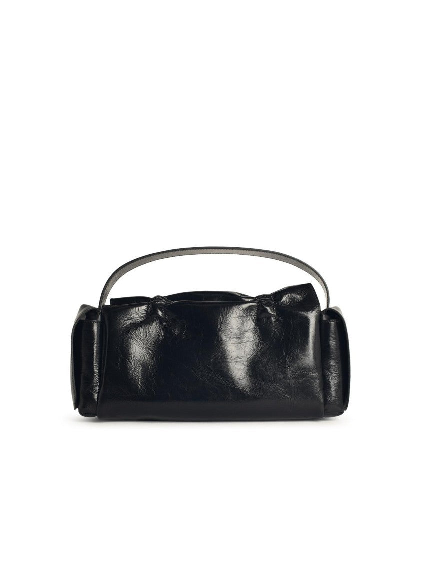 Acne Studios 'Multipocket' Black Leather Bag