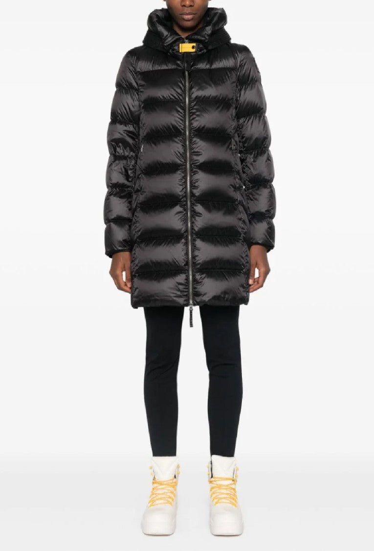 Parajumpers Puffer Coat With Quilted Design And Logo Detail