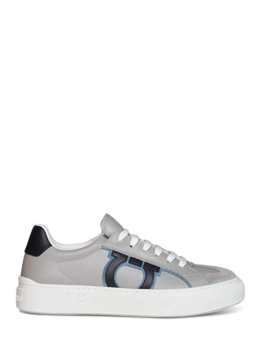 Ferragamo Thor 4 Low-Top Leather Sneakers
