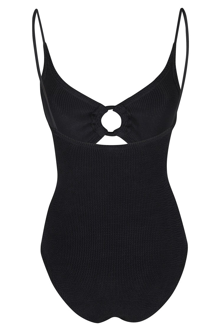Hunza G Crystal One-Piece Swimsuit - Black