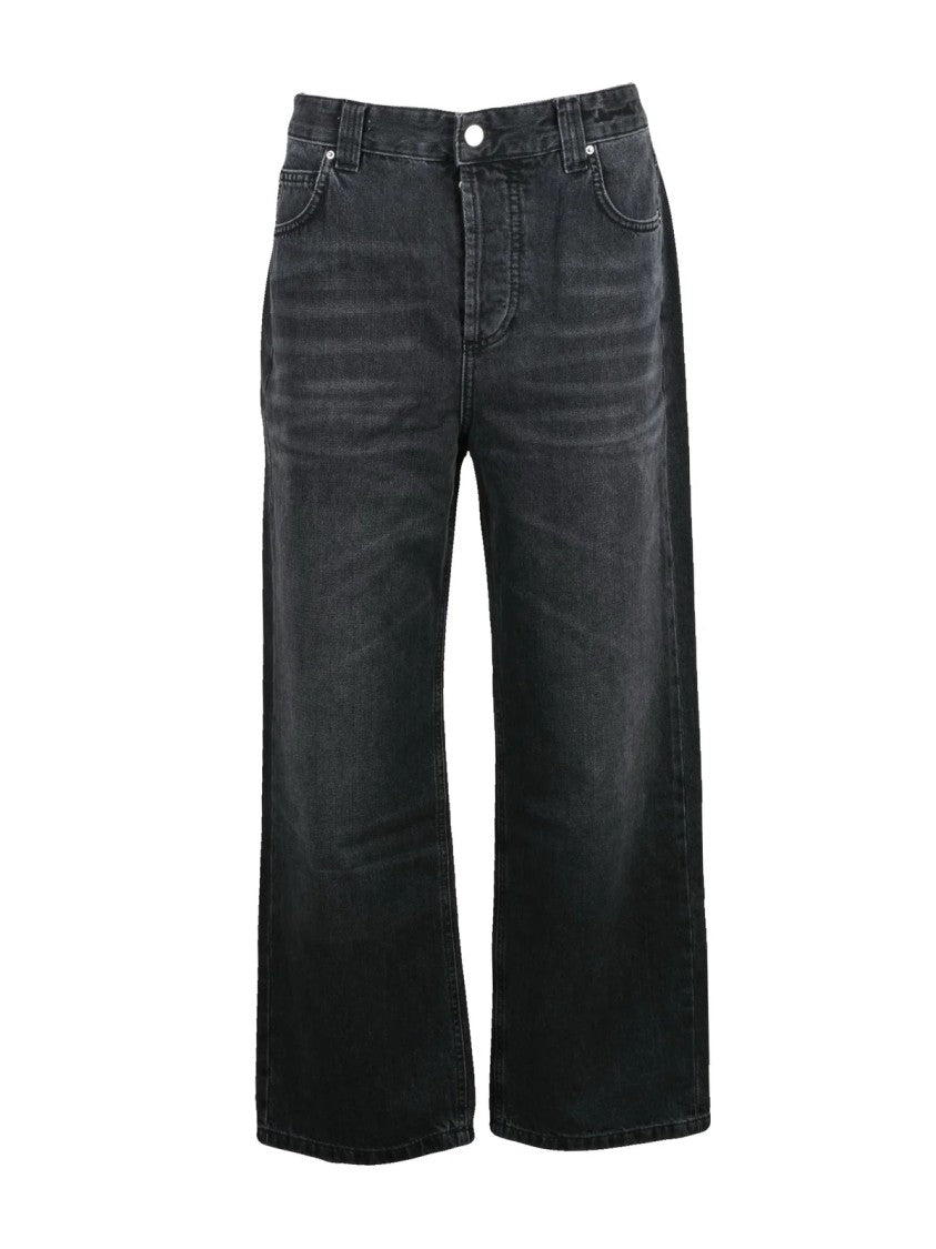 Marella Black Cotton Jeans