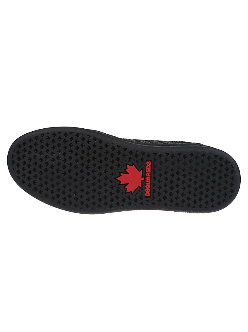 Dsquared2 Boxer Lace-Up Calf Leather Sneakers