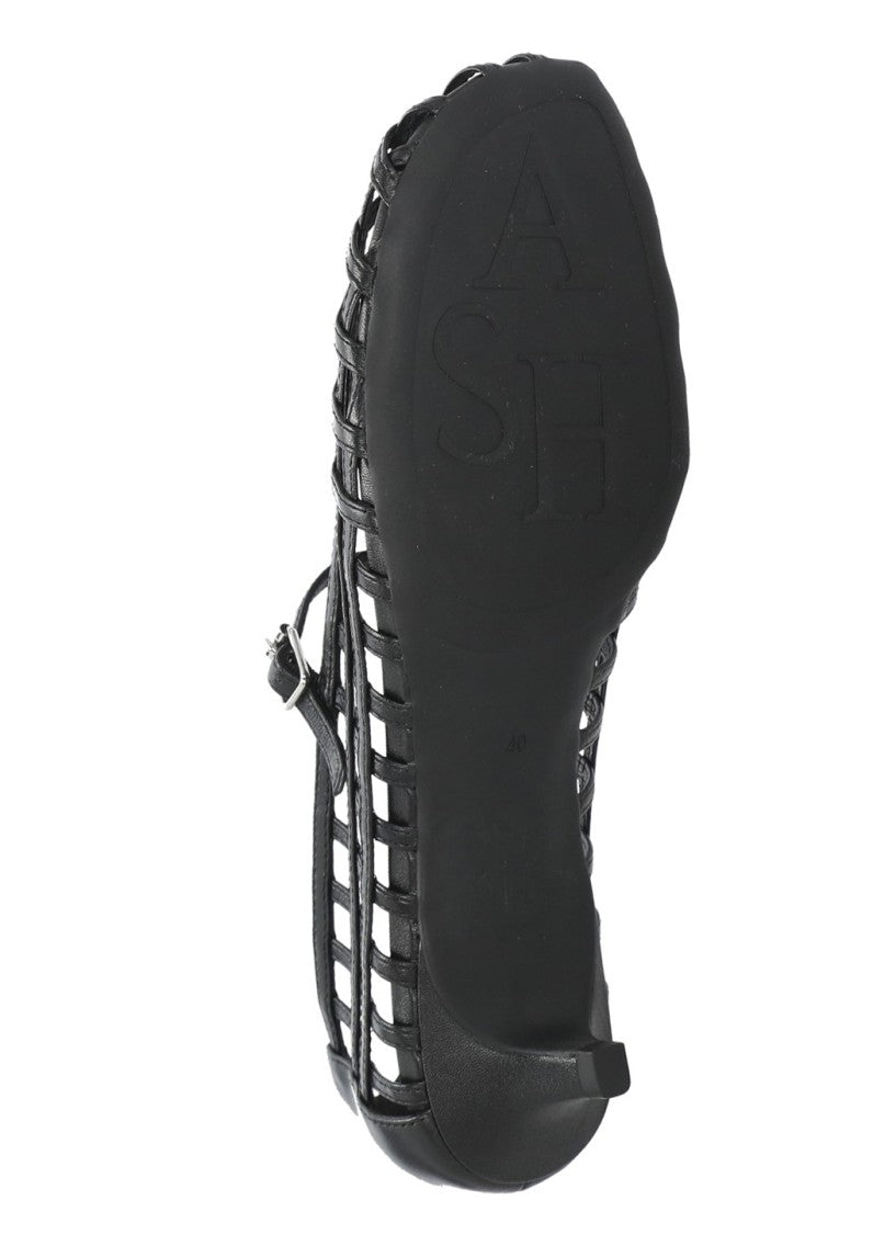 Ash Black Ego Cut-Out Pumps