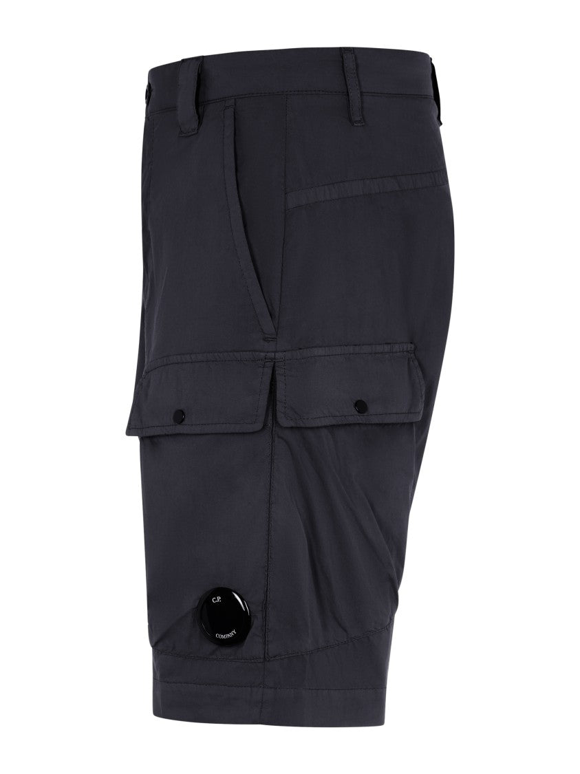 C.P. Company Multi-Pocket Cargo Shorts With Smooth Finish