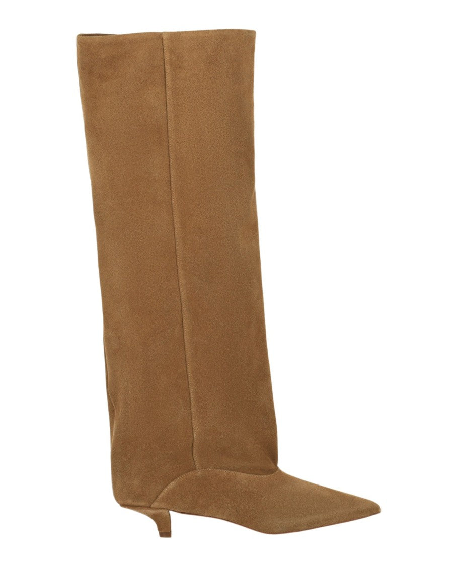 Paris Texas Ines Suede Knee-High Boots