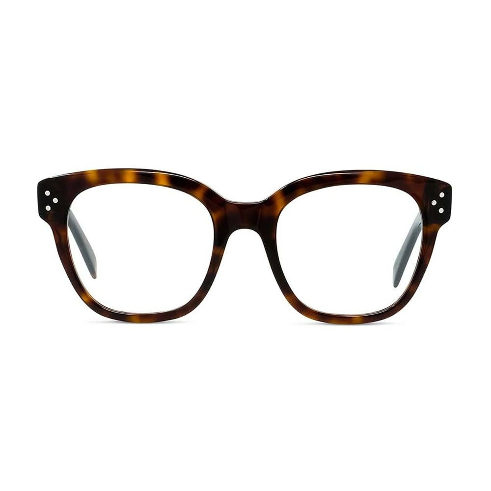 Celine 3 Dots Havana Square Acetate Eyeglasses