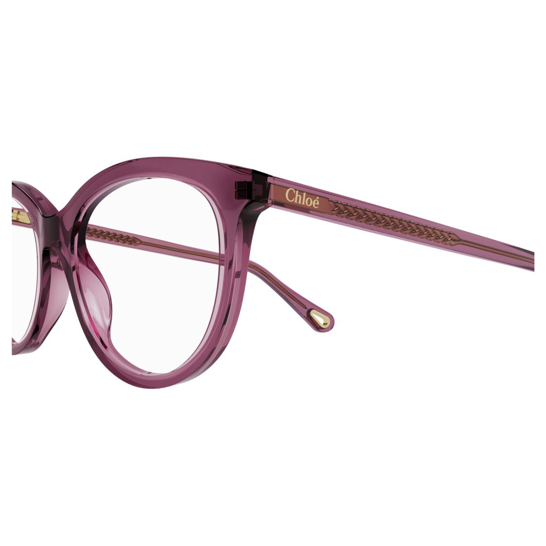 Chloé Ch0117o Rounded Cat-Eye Eyeglasses