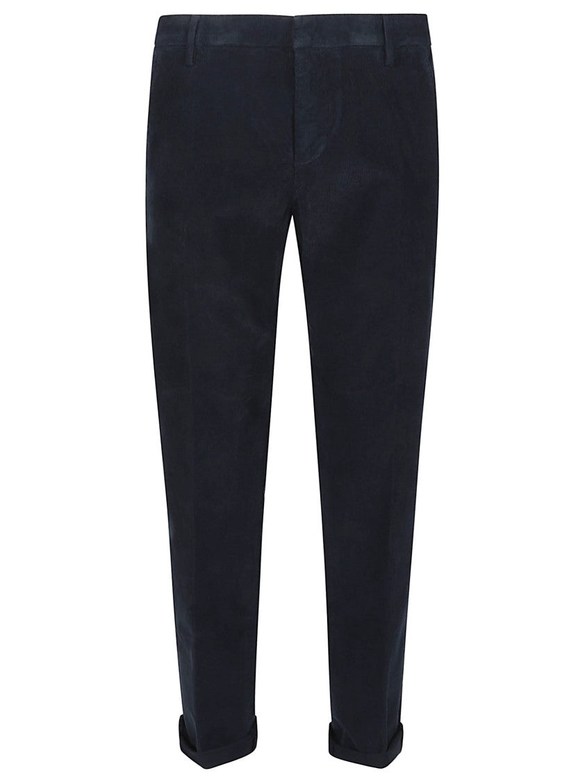 Dondup Gaubert Relax Relaxed Black Cotton Pants
