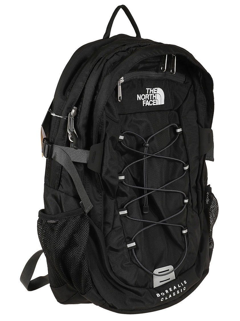 The North Face Streamlined Black Backpack Bag With Adjustable Straps