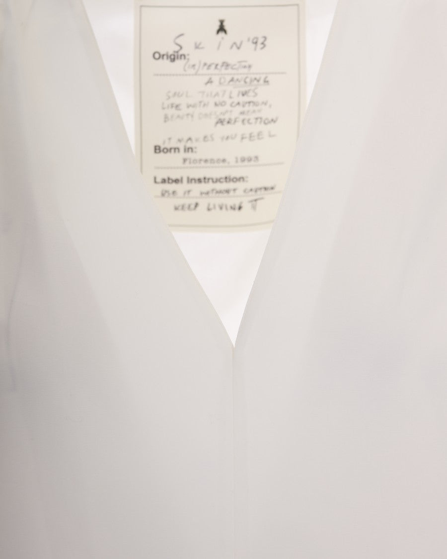 Patrizia Pepe Structured Sleeveless Bodysuit With Padded Shoulders