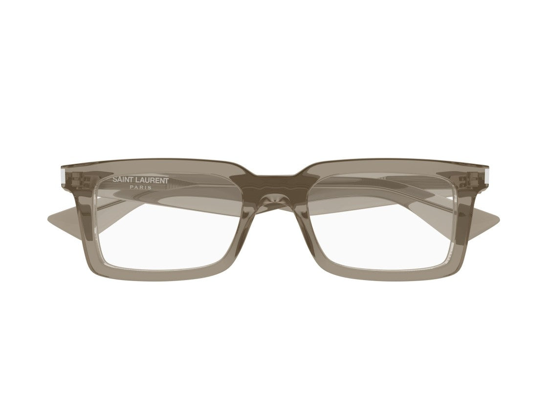 Saint Laurent Sl 860 Opt Metallic Accent Oversized Square Sunglasses