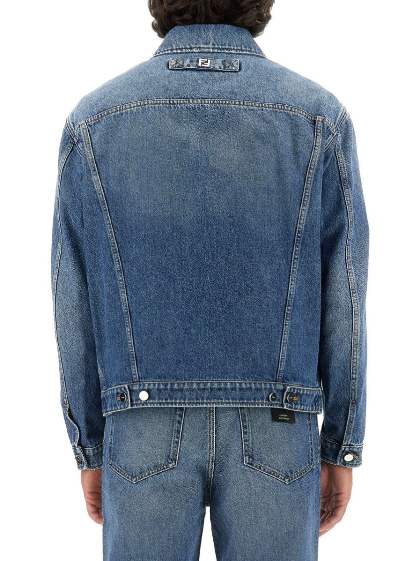 Fendi Classic Blue Denim Jacket