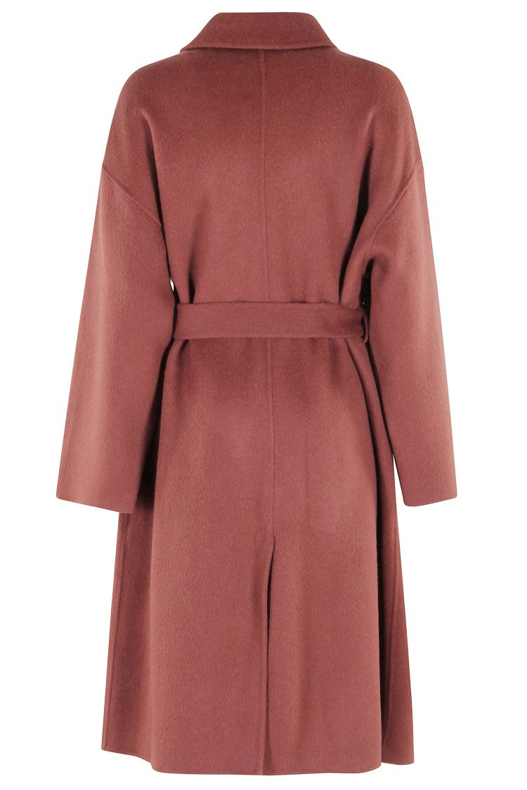 Isabelle Blanche Light Mahogany Oversized Wool Coat
