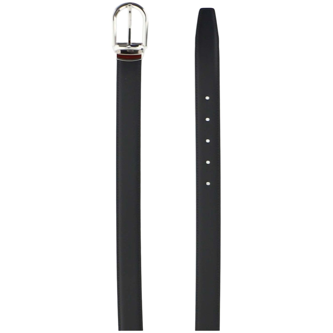 Montblanc Reversible Leather Belt With Polished Finish