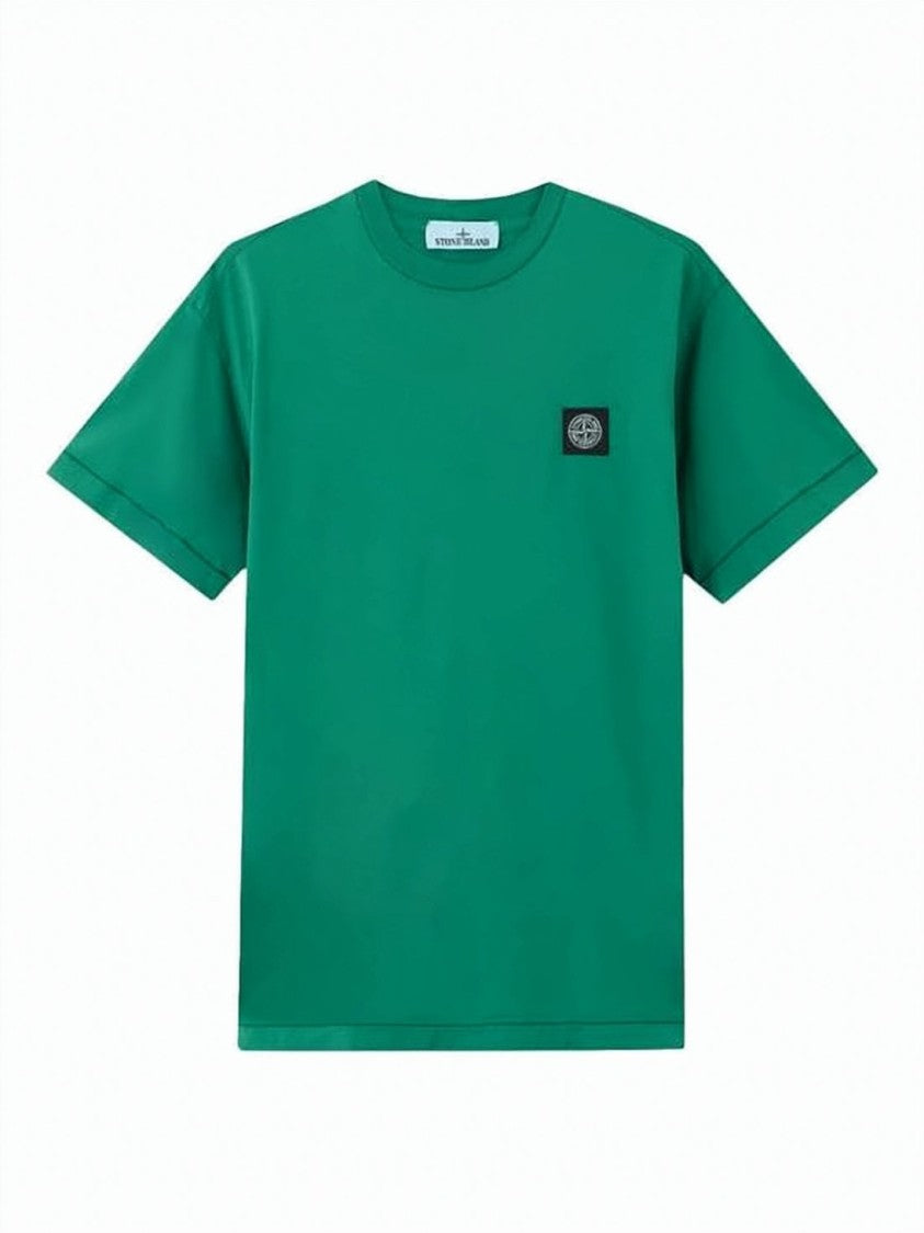 Stone Island Slim-Fit Malachite Green Cotton Jersey T-Shirt
