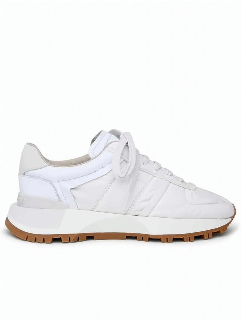 Maison Margiela Low-Top Sneakers With Nylon Upper And Contrasting Sole