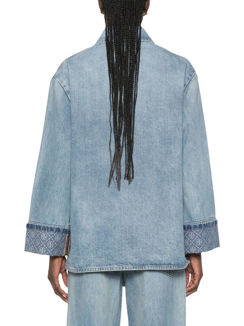 Tory Burch Denim Barn Jacket