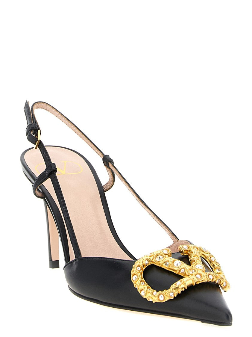 Valentino Garavani Slingback Vlogo Signature