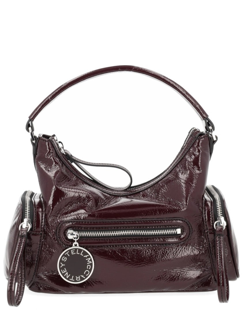 Stella Mccartney Dartmoor Glossy Leather Shoulder Bag