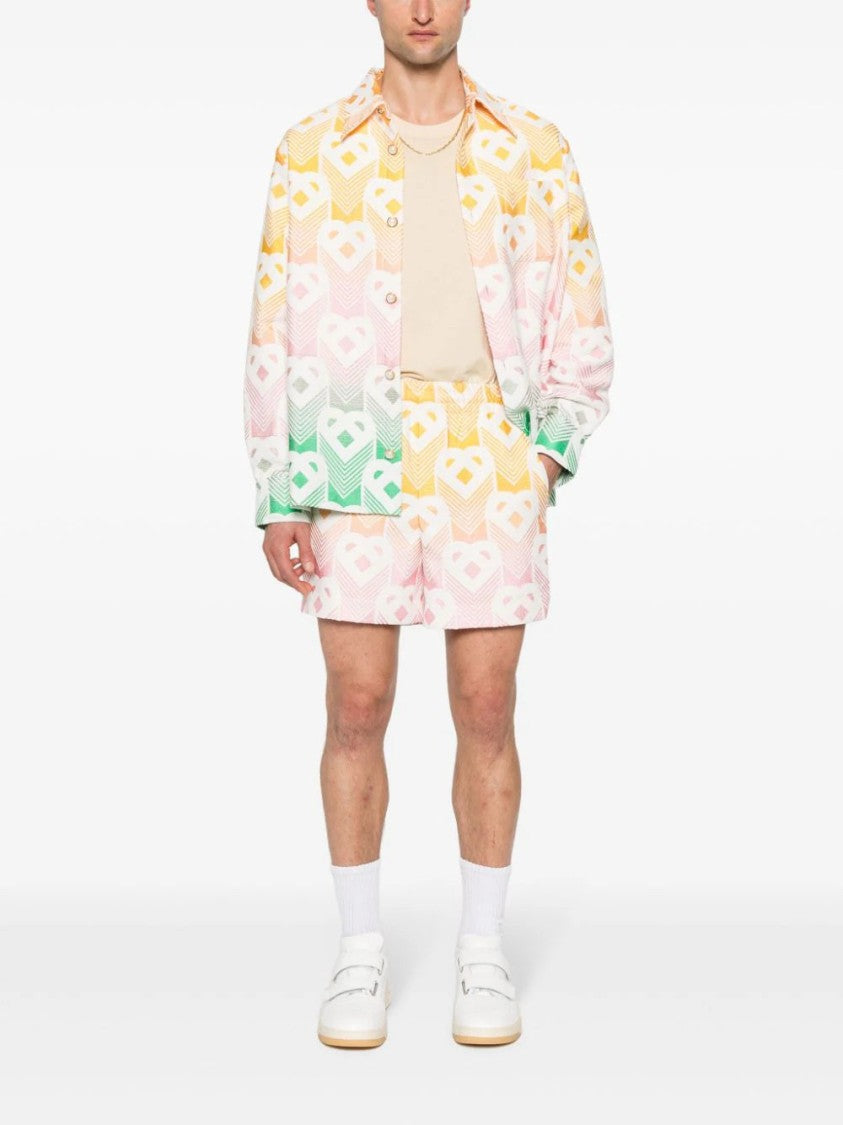 Casablanca Terrycloth-Effect Shorts