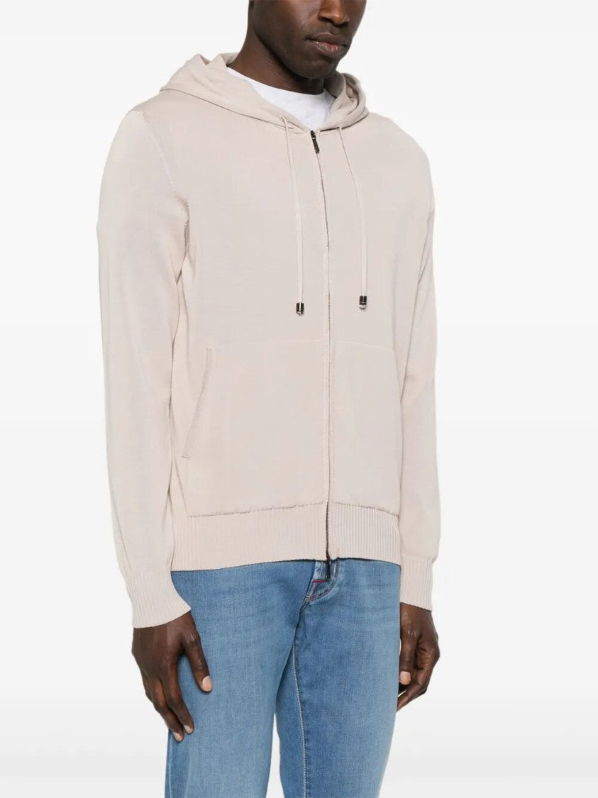 Drumohr Relaxed Fit Zip Hoodie