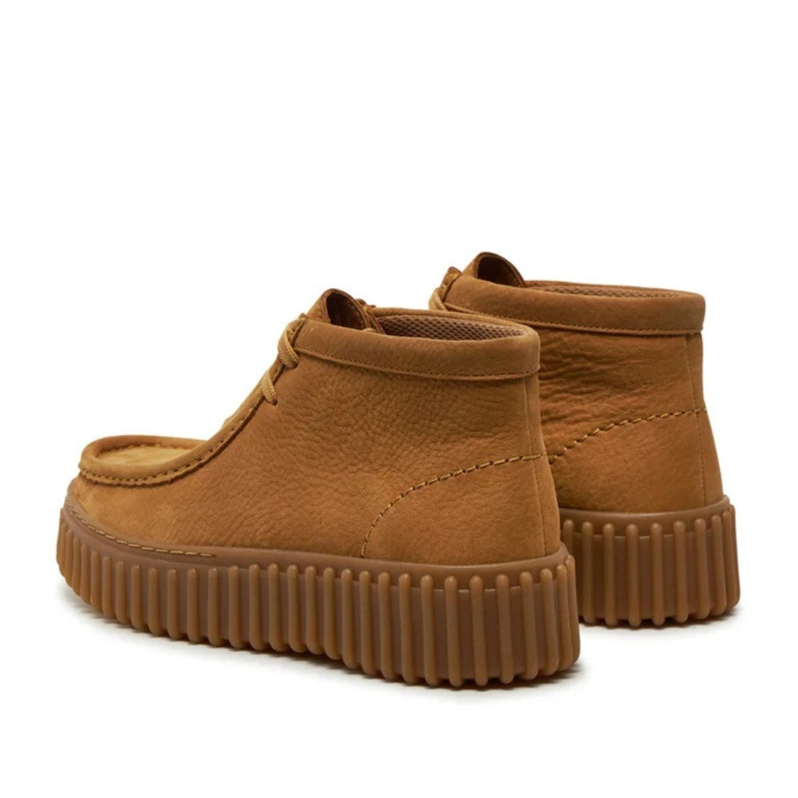 Clarks Torhill Moss Brown Low-Cut Nubuck Ankle Boots