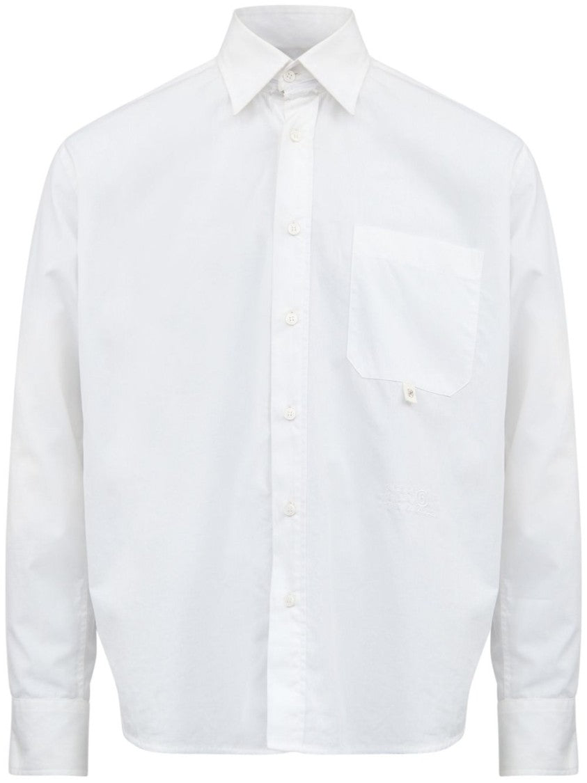Mm6 By Maison Margiela Button-Down White Shirt
