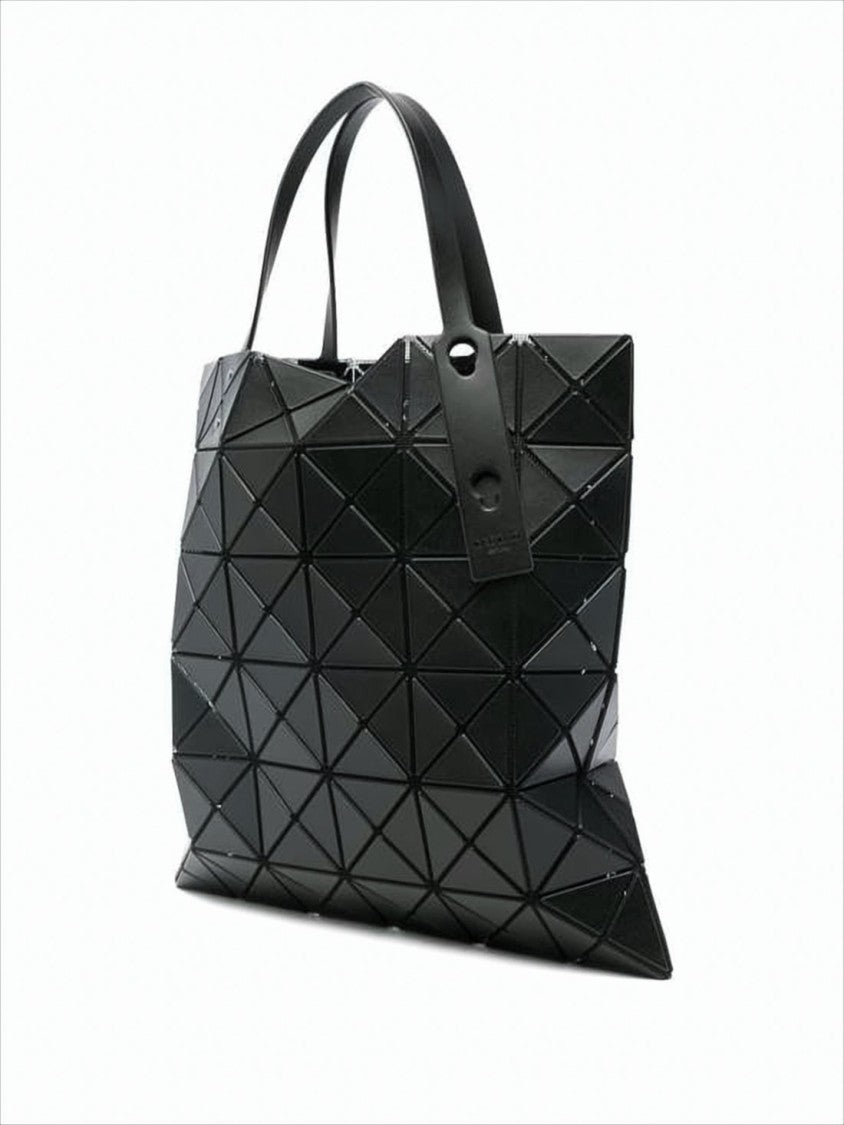 Baobao Geometric Black Tote Bag