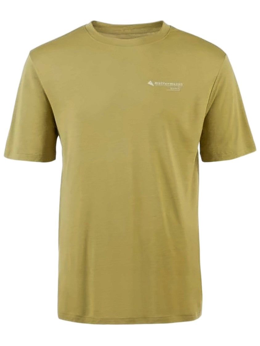 Klattermusen Relaxed Fit Brown T-Shirt With Crew Neckline