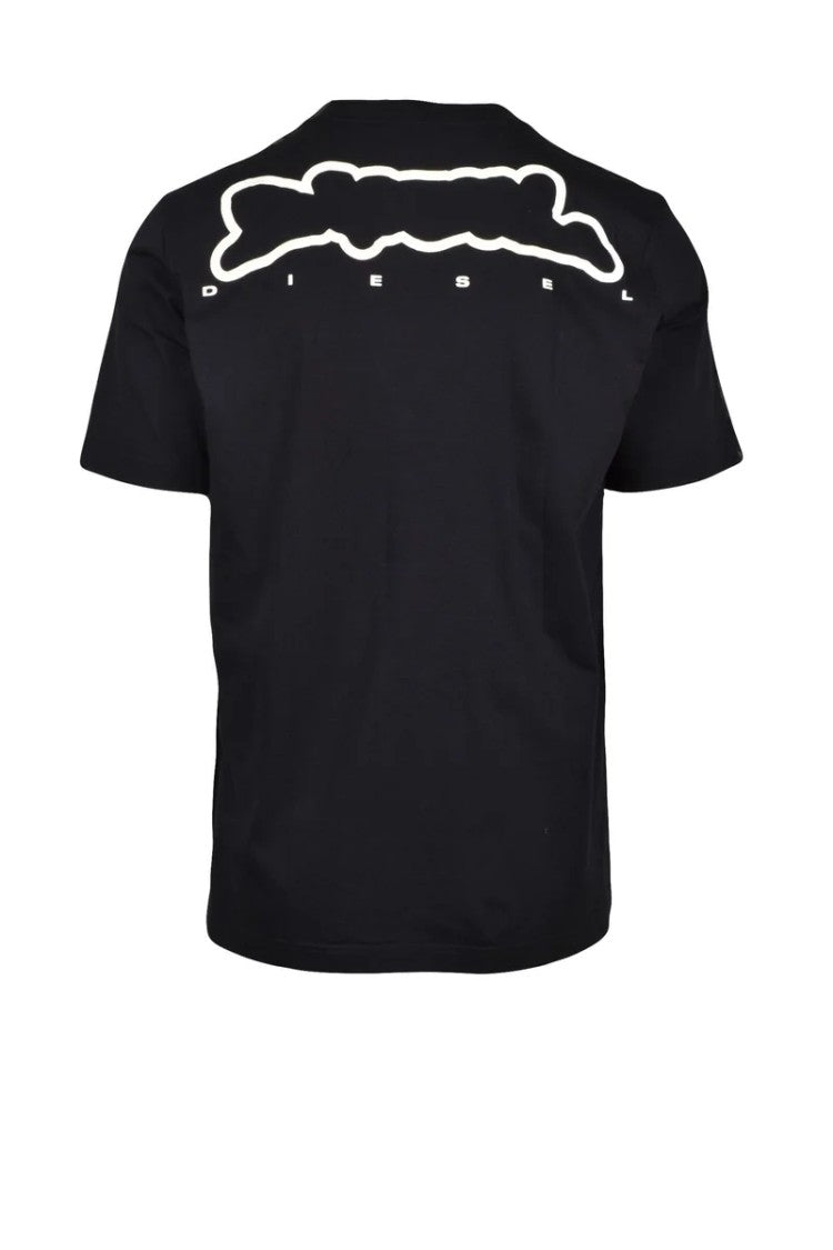 Diesel Green Black Graphic T-Shirt