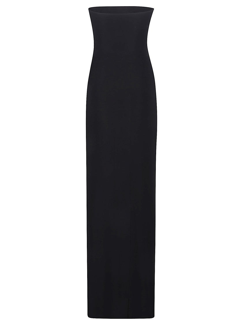 Norma Kamali Strapless Fitted Maxi Dress