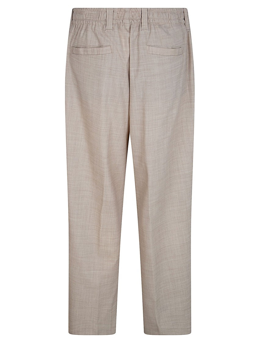 Myths Straight-Leg Trousers With Pleat Detail And Classic Waistband