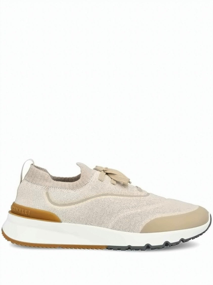 Brunello Cucinelli Techno Cotton Knit Runner Sneakers