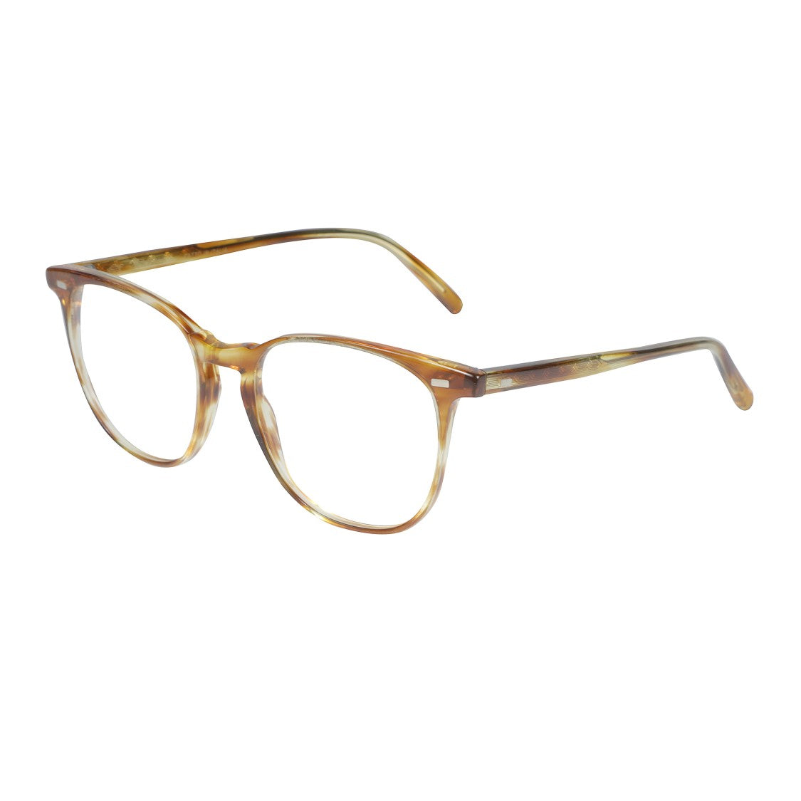 Kador Simple Round Tortoiseshell Sunglasses With Keyhole Bridge