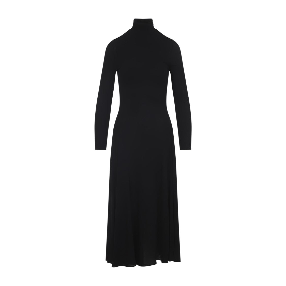 Alaïa High-Neck Dress With Heart-Shaped Back Cutout