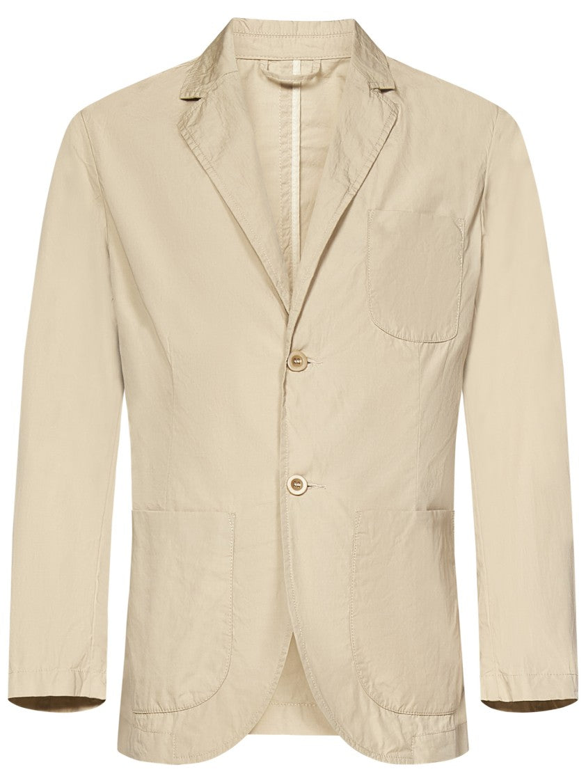 East Harbour Surplus Sand Single-Breasted Blazer With Tailored Fit
