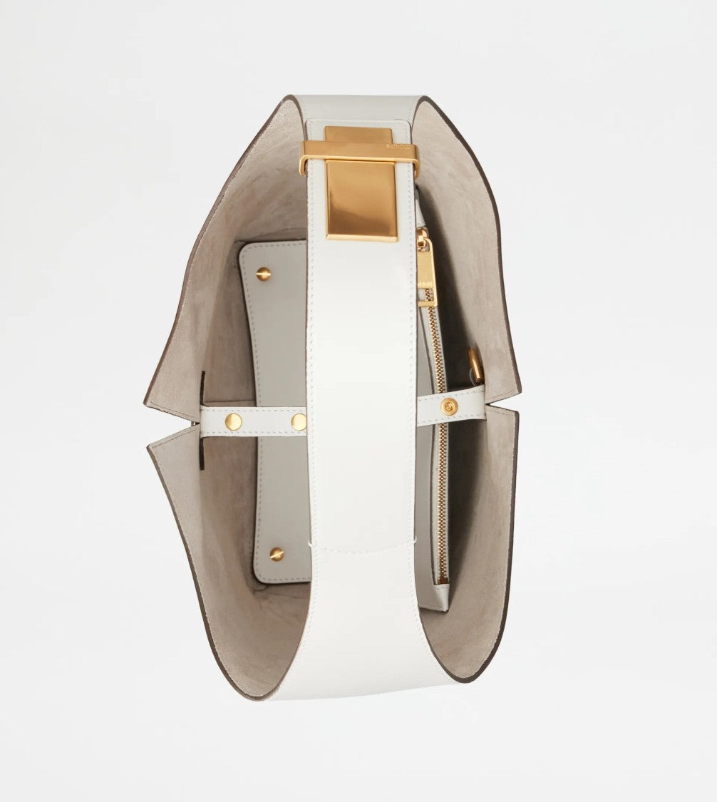 Tod's White Dbm Sacca Tote Bag