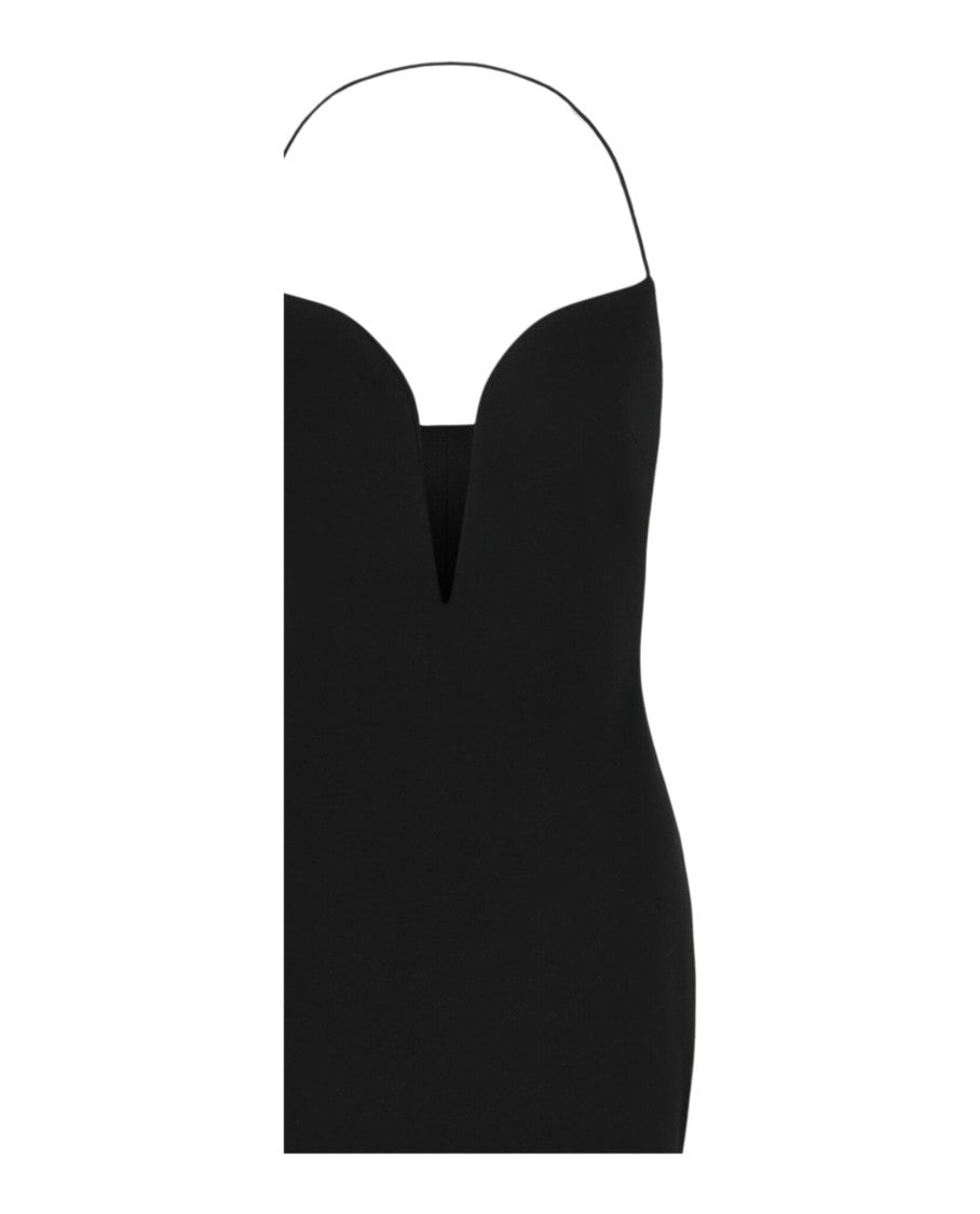 Givenchy Plunging Halter Midi Dress