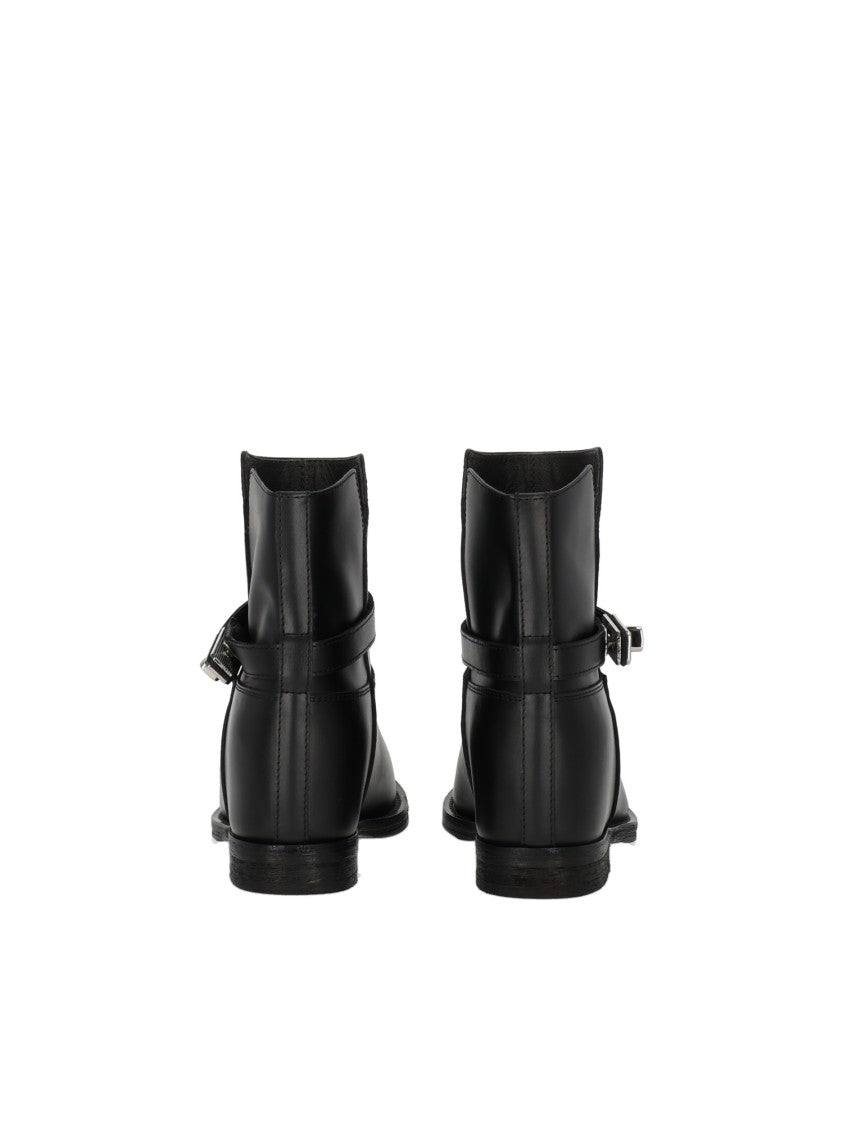 Via Roma 15 Asymmetrical Split Ankle Boots