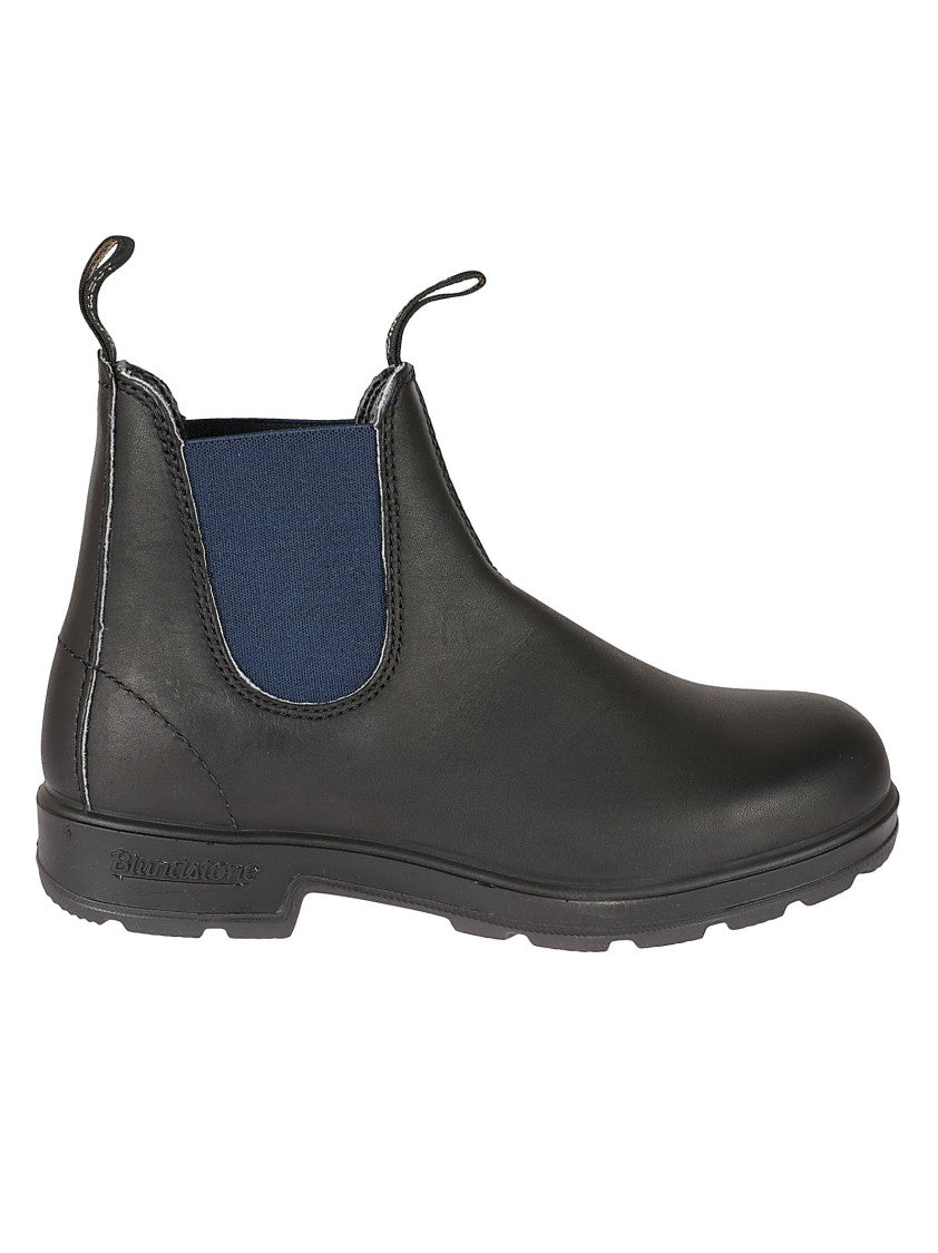 Blundstone Smooth Black Leather Ankle Boots