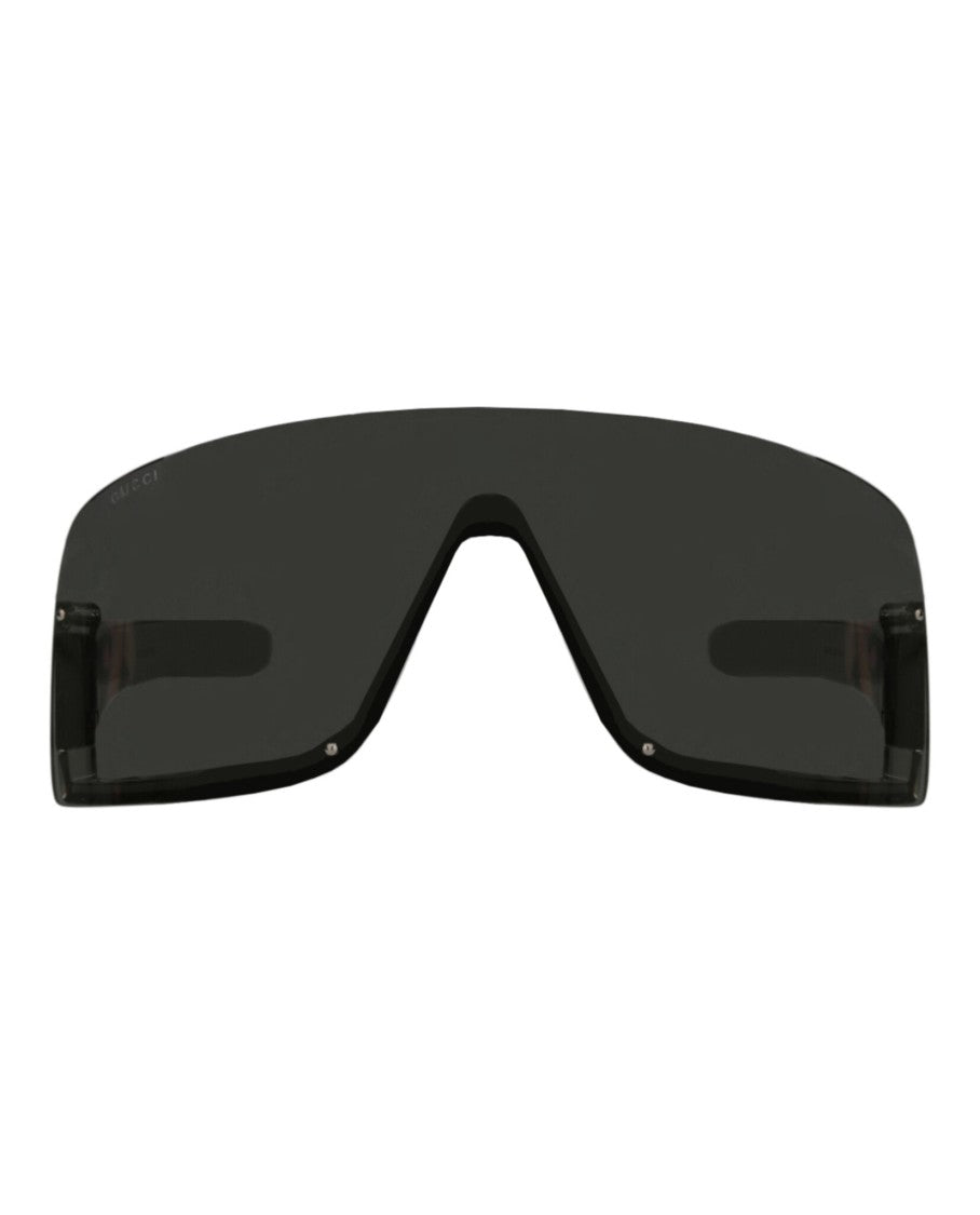 Gucci Shield-Frame Injection Sunglasses